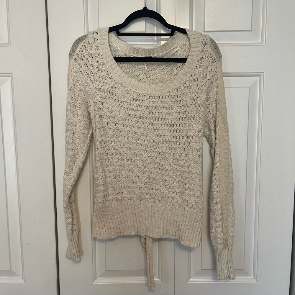 Free People Open Back Sweater